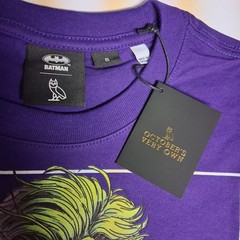 OVO x Batman The Joker Mirror T-Shirt (Small) October’s Very Own Purple Drake DC