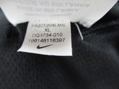Nike Shirt Mens Extra Large Black Drifit Breathable Performance Crewneck Gym Run