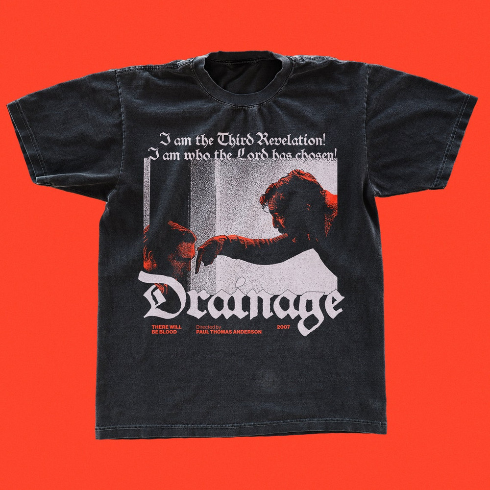 There Will Be Blood tee shirt, screen print style tshirt, black Uni UNISEX Shirt