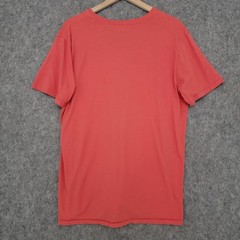 Denim & Supply Ralph Lauren Shirt Mens XL Red Orange V-Neck Pocket Cotton Flag