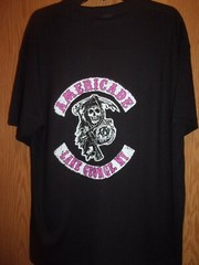 Motorcycle Rally AMERICADE Lake George NY black XL t shirt