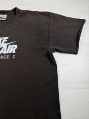 Vtg Nike Air Force 1 Shirt Black Sun Faded Distressed Grunge Hip Hop Y2K Mens L