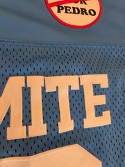 Headgear Classics Napoleon Dynamite Uncle Rico Jersey L 2004 Blue #82 Jon Gries