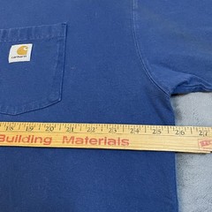 Carhartt Pocket T-Shirt Men’s XL Tall Blue Original Fit Workwear Outdoors Worker