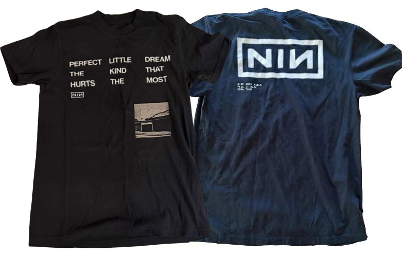 NIN Nine Inch Nails Gave Up Lyric Debut T-Shirt Size S-5XL