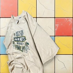 Vintage Y2K Humor Gamer Graphic Tee Men XL Jerzees Drive Me Nuts Beige Cream Art