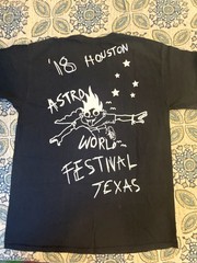 Travis Scott Astroworld Look Mom I Can Fly 2018 Houston Festival Tee