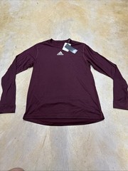 adidas Creator Long Sleeve Tee Maroon EK0128 Men’s Size 3XL-Tall New W Tags