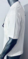 New Armani Exchange Men’s Crew Neck Zipper Short Sleeve Logo Shirt