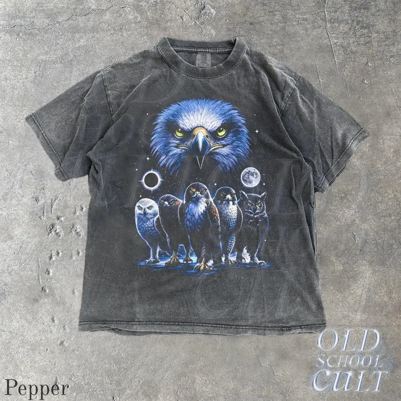 Vintage Eagle Graphic Retro Comfort Tee