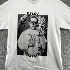 Diamond Supply Co Shirt Mens Large White Soul Assassins Graphic Tee Rare Art
