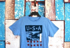 Men’s Sonoma Elbow T-Shirt Short Sleeve Crew Neck MEDIUM Light Blue Heather NEW