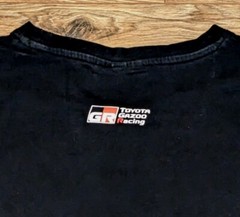 Toyota Gazoo Racing Car Graphic Short Sleeve Black T-Shirt – M EUC