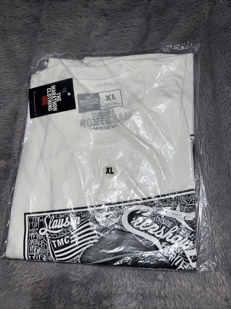 Nipsey Hussle The Marathon Continues Marathon Clothing TMC Size XL White/Black