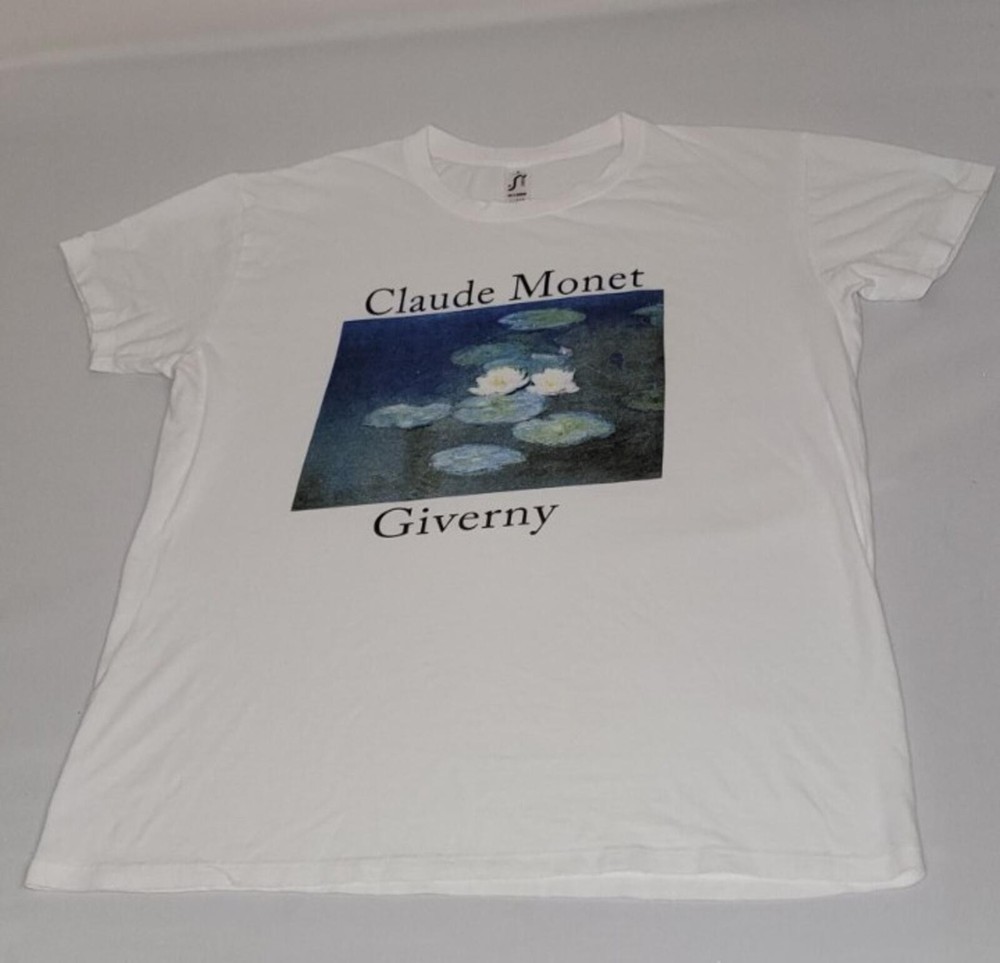 Claude Monet at Giverny Shirt- Sols Regent T-shirt Size M Medium