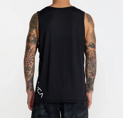 RVCA Men’s Sport Vent SL Performance Tank – Black – New w/Tags