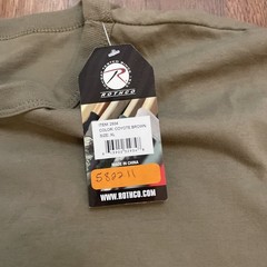 Rothco Solid Color 100% Cotton T-Shirt – Rn 37572 Coyote Brown XL