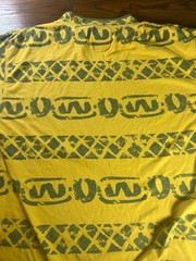 Vintage Trader Bay SS Mens Medium Aztec Mock/Turtle Neck Knit Single Stitch
