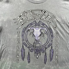 The Eagles Shirt Mens 2XL Tie Dye Liquid Blue The Long Goodbye 2024 Band Tour