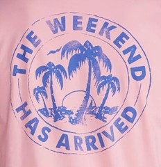 Chubbies Men’s The Weekend Relaxer Short Sleeve T-Shirt Coral NEW $30