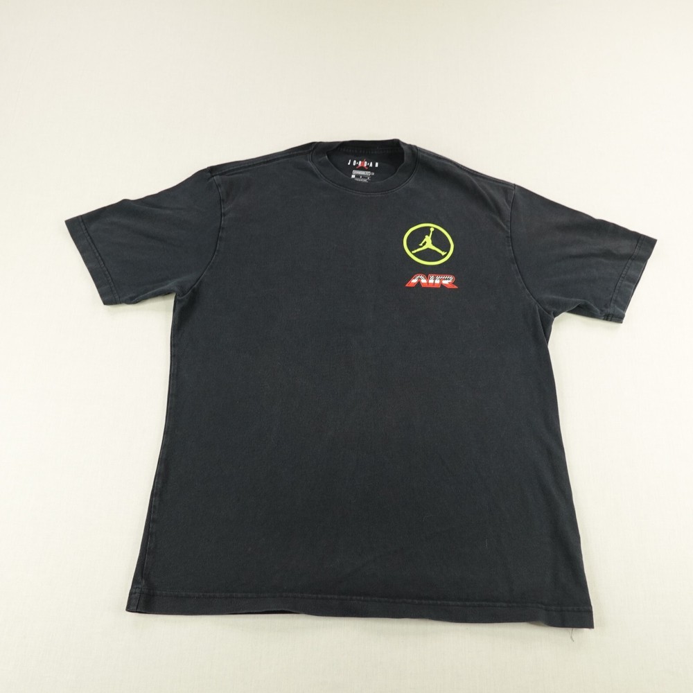Jordan Shirt Mens Large Black Air Jumpman MJ Sport DNA 1985 Basketball 23 Tee
