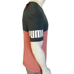 NWT PUMA MSRP $42.99 POWER MEN DARK SLATE ROSETTE CREW NECK SHORT SLEEVE T-SHIRT