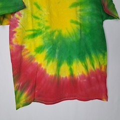 Fort Knox T-Shirt Mens Large Multicolor Tie Dye Short Sleeve “TRIPPIN” NWOT