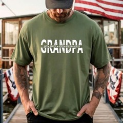 Personalized Grandpa Shirt with Grandkids Names, Fathers Day Gift