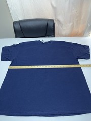 Gildan Men’s T-Shirt Heavy Cotton Short Sleeve Plain Blank Navy Tee Sz 2XL New
