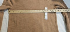 NWT Goodfellow & Co – Men’s sz S Textured Pullover Shirt in Natures Brown