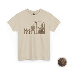 Anunnaki T-Shirt For Men & Women, Shamash Sun God Solar Wheel Ancient Aliens Tee