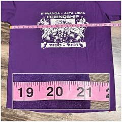 Jerzees Friendship Bowl Football 90-91 SingleStitch Shirt Size XL Made In USA