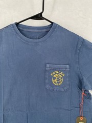 Howler Brothers Shirt Medium Blue Worldwide Stoke Graphic Pocket Tee NEW 2025
