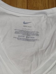Nike Men’s Stretch Cotton V-Neck T- Shirt Undershirt, Choose Size/Color