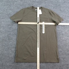 Duluth Trading Co. Shirt Mens M Brown Longtail T Crew Neck Short Sleeve NWT