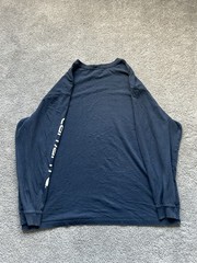 Carhartt Men’s Long Sleeve T-Shirt Crew Neck Blue, Size XXL