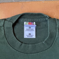 Vintage Fruit Of The Loom Mens L Green T-Shirt Niagara Falls On The Lake Canada