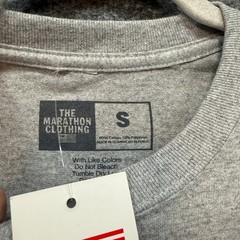 The Marathon Clothing Tshirt Mens Small Gray Crenshaw Logo Nipsey Hussle TMC NEW