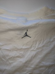 Vintage Air Jordan 5 Green Bean White T-Shirt Basketball Print size 3x Brand