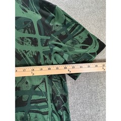 Nike Elite Dri-FIT Mens Green Black Splatter Basketball Shirt Michigan State