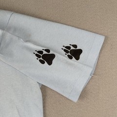 Vintage 80s Doberman Dog Shirt Mens Medium Blue Single Stitch Short Sleeve