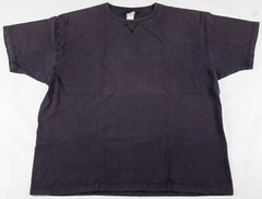 Vintage Late 1990s Faded Black V-Stitch Collar USA Made Shirt Boxy Men’s Size XL