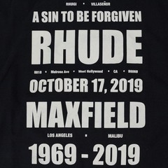 Rhude Black Cross Longsleeve T-Shirt SIZE M $415