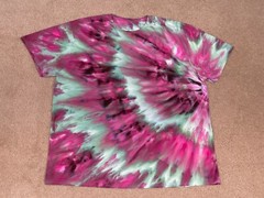Handmade Ice Tie Dye T-Shirt 3XL Mens Womens Soft Cotton Twist