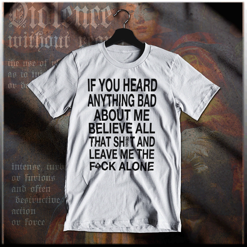 Gangster T-shirt, Mobster Hustle Dope Urban Hip Hop Thug believe it Quote tee