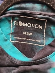 Flomotion Tie‑Dye T‑Shirt – Blue/Black – Shark- Size Medium