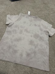 NWT American Eagle Tie Dye Soft Standard Fit T-Shirt Gray Short Sleeve M