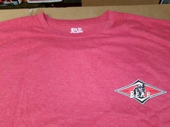 BEAR SURFBOARDS BIG & TALL SIZE 3XLT RED COLOR SILK SCREENED NEW