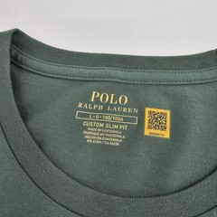 Polo Ralph Lauren Custom Slim Fit T-shirt Pony Logo Mens LARGE L Green Top NEW