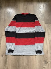 Vintage Y2K Avirex Striped Thermal Hip Hop Rap Skate 2000s Shirt Men’s Size XL